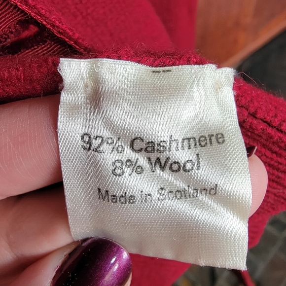 Cashmere Cardigan by Archie Brown & Son Made in Great Britain - Size 42/Large - Picture 6 of 8